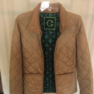 C Wonder Tan Quilted Jacket